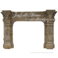 Classic Stone Design Fireplace Mantel